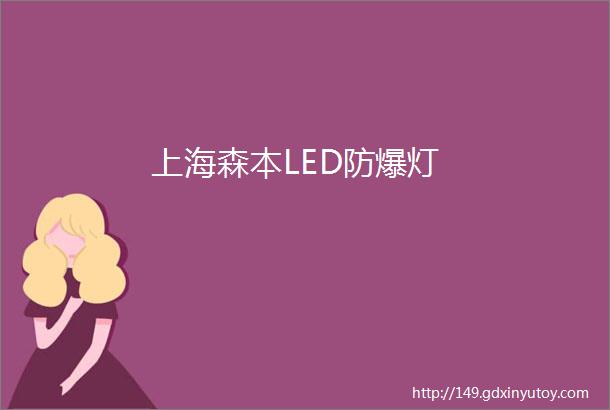 上海森本LED防爆灯