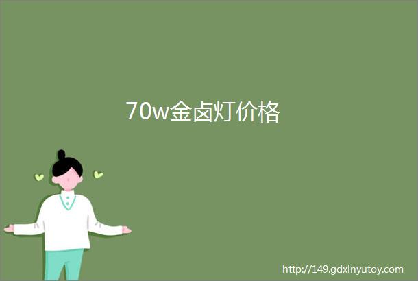 70w金卤灯价格