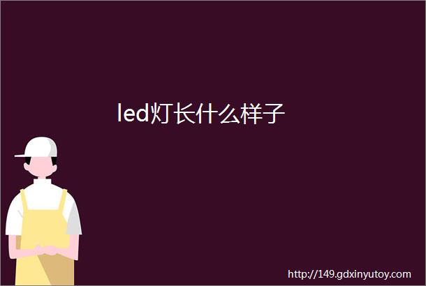 led灯长什么样子