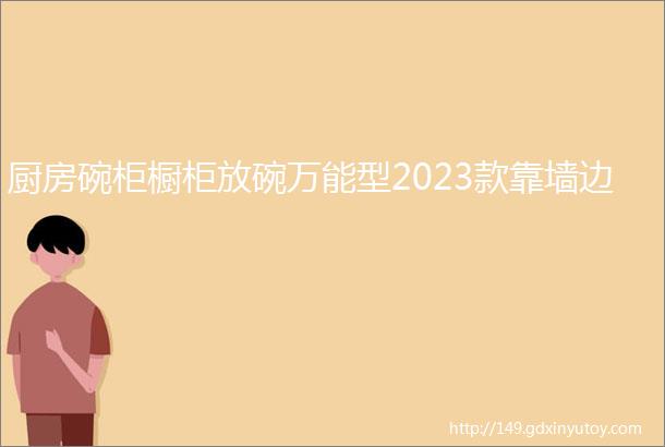 厨房碗柜橱柜放碗万能型2023款靠墙边