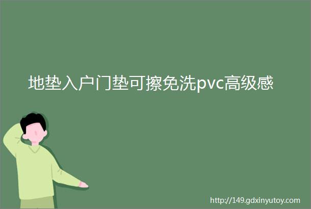 地垫入户门垫可擦免洗pvc高级感