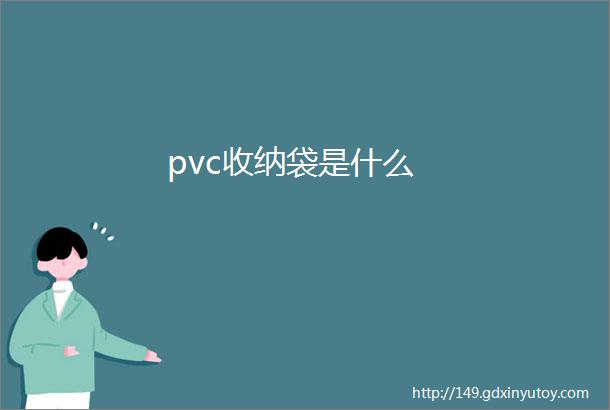 pvc收纳袋是什么